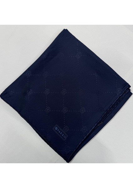 Monogram Jakar Ipek Eşarp 41549-LACIVERT