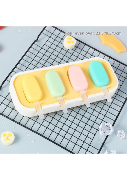 Dondurma Kalıbı Gıda Sınıfı Silikon Ev Yapımı Popsicle Modeli Yapın (Yurt Dışından)