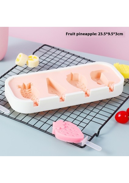 Dondurma Kalıbı Gıda Sınıfı Silikon Ev Yapımı Popsicle Modeli Yapın (Yurt Dışından)