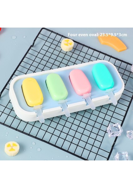 Dondurma Kalıbı Gıda Sınıfı Silikon Ev Yapımı Popsicle Modeli Yapın (Yurt Dışından)