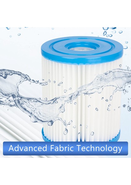 Adet Tip H Havuz Filtreleri Kartuşu Intex 29007E Intex 330 Gph Yer Üstü Havuz Pompası (Yurt Dışından)