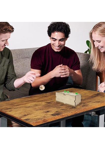 Penny Oyunu - Pennies ile Çalışan Eğlenceli Tahta Oyunu, Kazanmak Için Madeni Paralardan Kurtulun, 2-6 Oyuncu Için Ahşap Kutulu Madeni Para Oyunu (Yurt Dışından) fırsatları