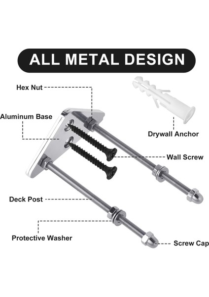 Kaykay Güverte Ekran ve Depolama Için 2 Adet Kaykay Duvar Askısı, Asılı Için Metal Kaykay Kancaları (Yurt Dışından) modelleri