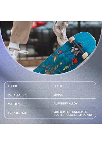 Meraki Sörf Paten Braketi 6 Delik Tabanı 6.25 Inç Kamyon Sörf Kaykay Kamyon Adaptörü Arka Kamyonlar, 2 (Yurt Dışından) indirimleri