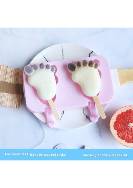 Dondurma Kalıbı Ev Gıda Sınıfı Yumuşak Silikon Ev Yapımı Popsicle Çubuk Modeli (Yurt Dışından)