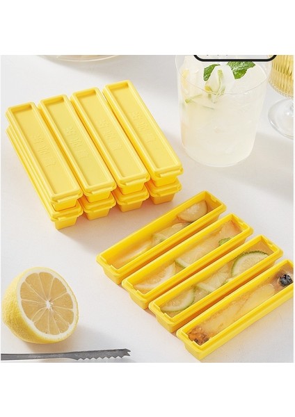 Dondurma Kalıbı Ev Gıda Sınıfı Yumuşak Silikon Ev Yapımı Popsicle Çubuk Modeli (Yurt Dışından)