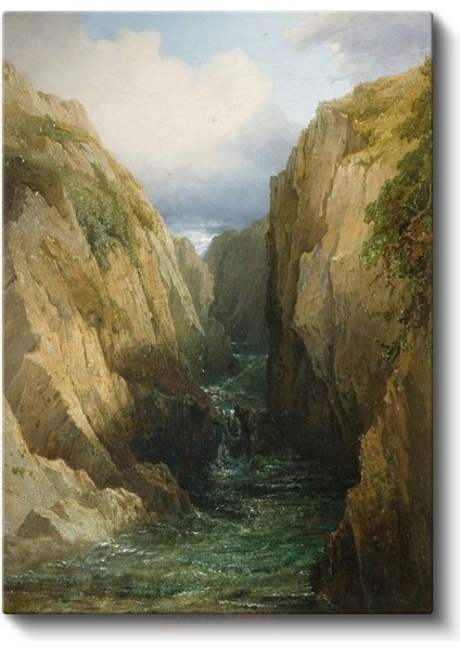 J.m.w. Turner - Kanyon Vadisi Kanvas Tablo fiyatları