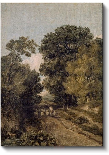 Thomas Gainsborough - Kırsal Patika Kanvas Tablo fiyatları