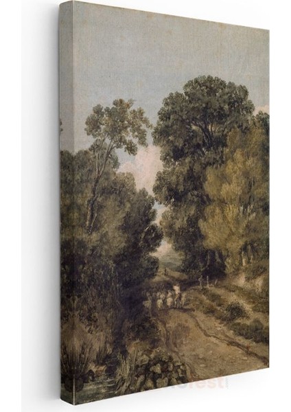 Thomas Gainsborough - Kırsal Patika Kanvas Tablo modelleri