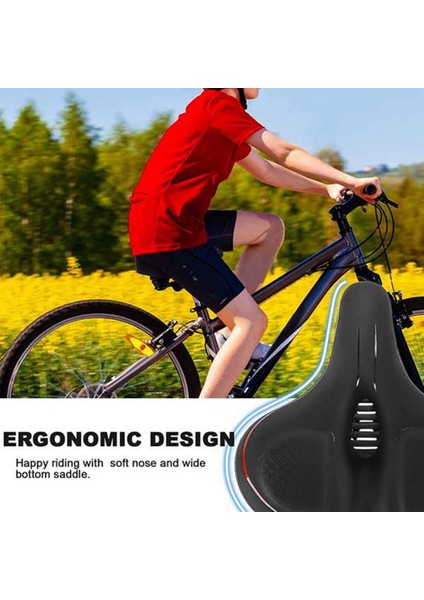 Erkek Bayan Konfor Büyük Boy Bisiklet Koltuğu, Peloton Bisikletler Için Geniş Yastıklı Bisiklet Koltuğu Değişimi Patent No: ZL202130426739.X (Yurt Dışından) indirimleri