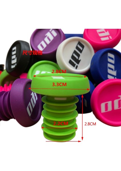 Odı 2 Adet Bisiklet Gidonu Uç Tıkacı Hafif Gidon Kapakları Mtb Bmx Dh Fr Denge Bisikleti Aksesuarlarına Uygun Siyah (Yurt Dışından) fırsatları