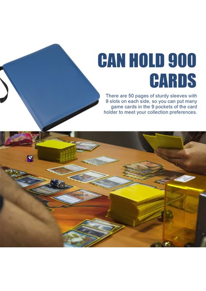 9 Cepli Kart Klasörü, Fermuarlı Kart Klasörü, Oyun/futbol/beyzbol Kartı Için Kart Kılıfı (Yurt Dışından) indirimleri