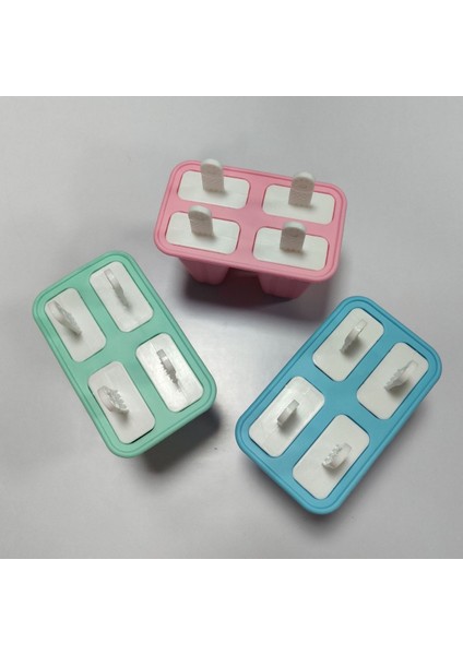Dondurma Kalıbı Ev Diy Popsicle Dondurma Yapmak Sevimli Silikon Kalıptan Çıkarmak Kolay (Yurt Dışından)