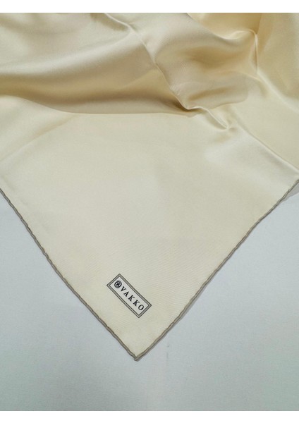 Düz Tivil Ipek Eşarp 31815-EKRU fiyatları