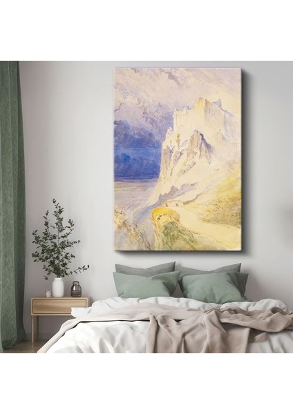 J.m.w. Turner - Harlech Kalesi Kanvas Tablo