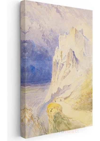 J.m.w. Turner - Harlech Kalesi Kanvas Tablo