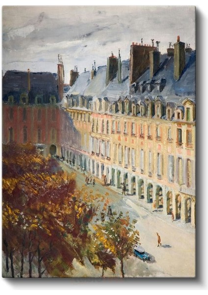 Gustave Caillebotte - Paris Sokağı Kanvas Tablo fiyatları