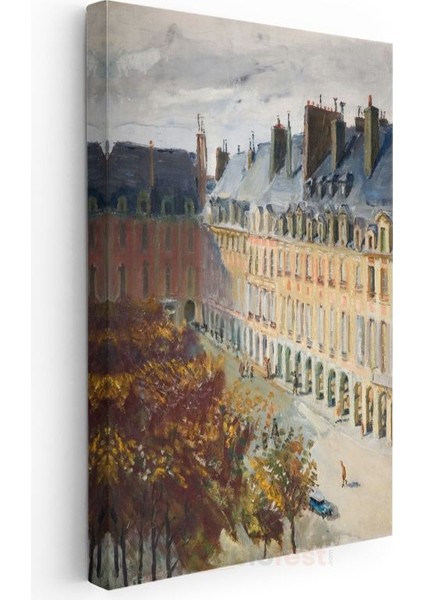 Gustave Caillebotte - Paris Sokağı Kanvas Tablo modelleri