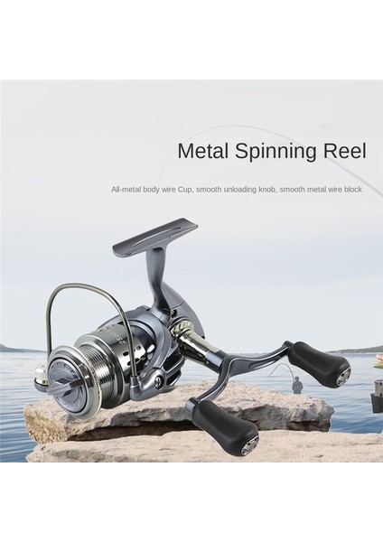 Reel Fishing 2500S 5.2:1 Döner Makara Çift Saplı Saplı Balıkçılık Ekipmanı Balıkçılık Makarası (Yurt Dışından) indirimleri