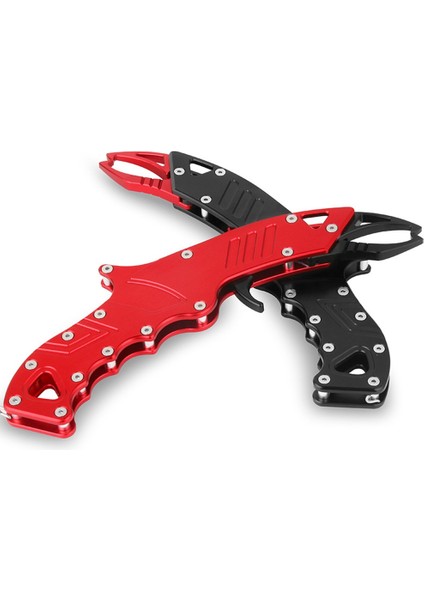 Balık Kontrol Maşası Balık Kontrol Cihazı Paslanmaz Çelik Balık Kontrol Balıkçılık Aracı Alüminyum Alaşımlı Balıkçılık Aracı, Kırmızı (Yurt Dışından) indirimleri