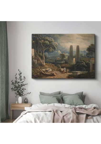 J.m.w. Turner - Antik Kent Manzarası Kanvas Tablo