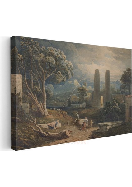 J.m.w. Turner - Antik Kent Manzarası Kanvas Tablo