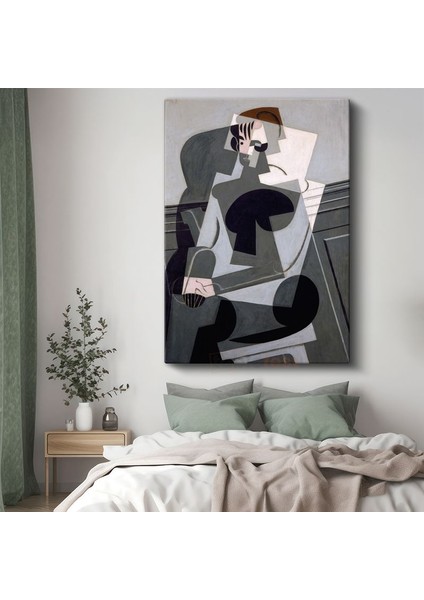 Pablo Picasso - Kübist Portre Kompozisyonu Kanvas Tablo
