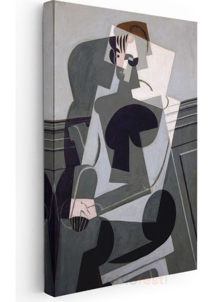 Pablo Picasso - Kübist Portre Kompozisyonu Kanvas Tablo