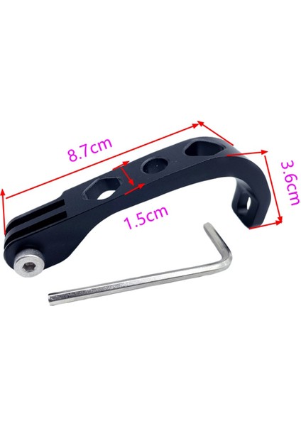Brompton Kamera Braketi Için Cnc Alüminyum Alaşımlı El Feneri Dağı Cateye Gacıron Katlanır Bisiklet Için Gopro Dağı, Mor (Yurt Dışından)