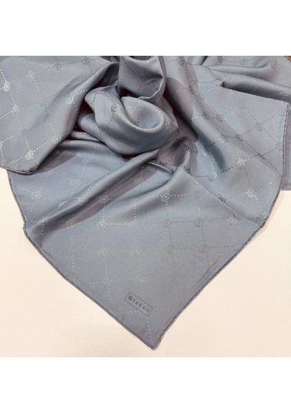 Monogram Jakar Ipek Eşarp 41549-LACIVERT