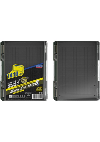 Mebao Çift Taraflı Çift Katmanlı Sahte Yem Kutusu, Kaya Balıkçılığı Depolama Aksesuarları Kutusu, Balık Kancası Kutusu 4 (Yurt Dışından)