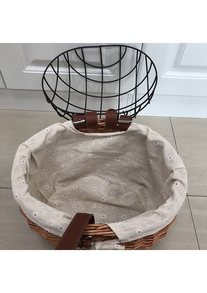 Kedi Köpek Bisiklet Ön Gidon Sepeti Evcil Hayvan Koltuğu El Dokuma Hasır Mtb Yol Bisikleti Sepeti Pet Kedi Köpek Taşıyıcı (Yurt Dışından) modelleri