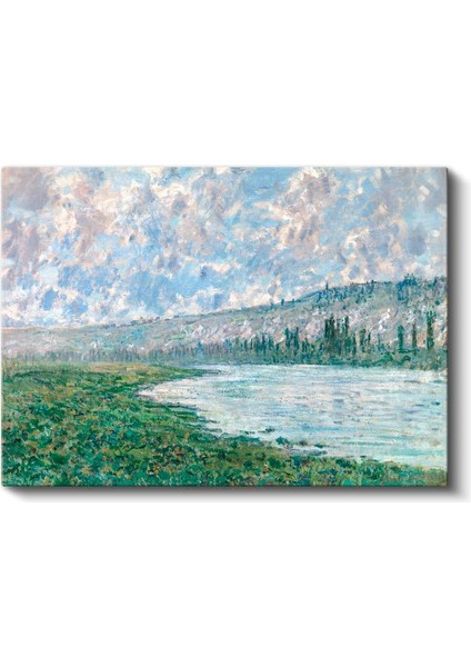 Claude Monet - Seine Nehri Manzarası Kanvas Tablo fiyatları