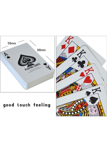 Poker Kartları Su Geçirmez Texas Hold'em Oyun Kartları Black Jack Plastik Oyun Kartı Poker Oyunu Masa Oyunu Kartı-Mavi (Yurt Dışından) modelleri