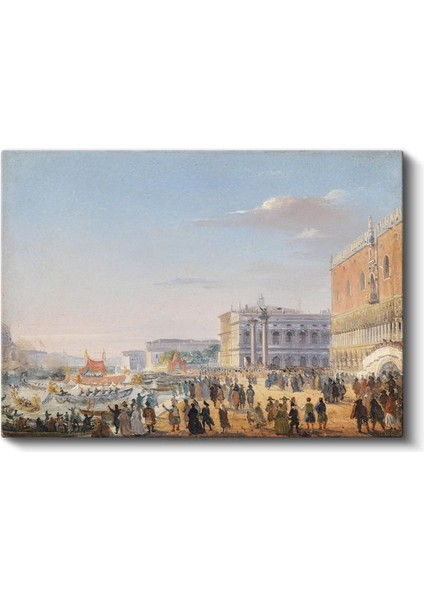 Canaletto - Venedik Rıhtımı Kanvas Tablo fiyatları