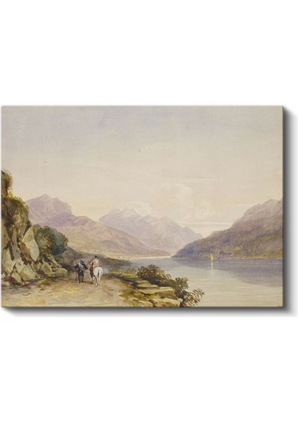 J.m.w. Turner - Dağ Manzarası Kanvas Tablo