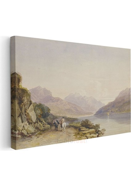 J.m.w. Turner - Dağ Manzarası Kanvas Tablo