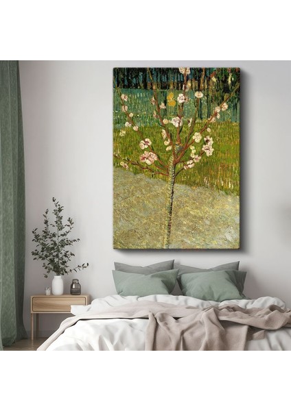 Vincent Van Gogh - Çiçek Açan Badem Ağacı Kanvas Tablo
