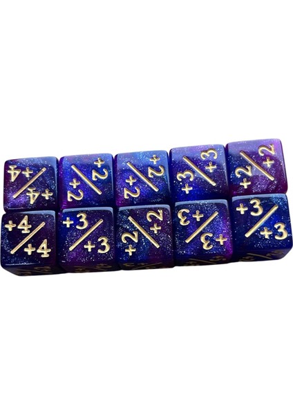 10 Adet Sembol Zar Çift Renk Matematik Sayma Öğretimi Toplama Çıkarma Zar Dijital Zar Zar Akrilik Öğretim Aracı-C (Yurt Dışından)