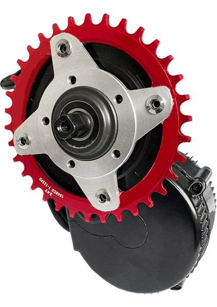 Elektrikli Bisiklet 104BCD Zincir Dişlisi Zincir Dişlisi Adaptörü Bafang Orta Tahrik Motoru BBS01 BBS02 (Yurt Dışından)