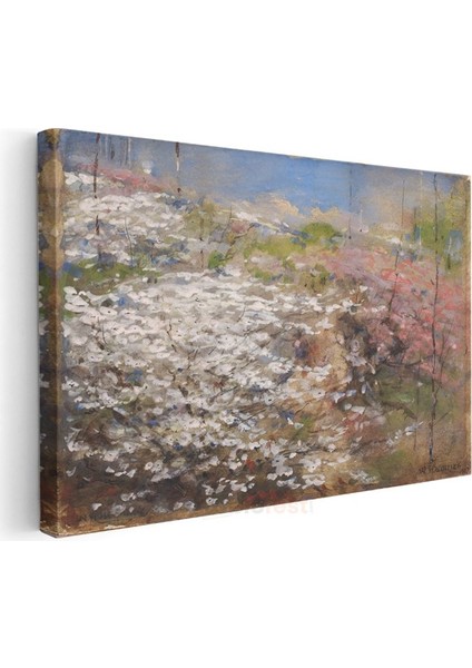 William Trost Richards - Bahar Çiçekleri Kanvas Tablo