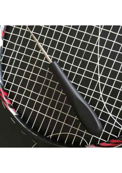 1 Adet Badminton/tenis Raketi Germe Aletleri Parçaları -Düz Bız- Germe Aletleri Bir Grommetten Geçer Siyah (Yurt Dışından) modelleri