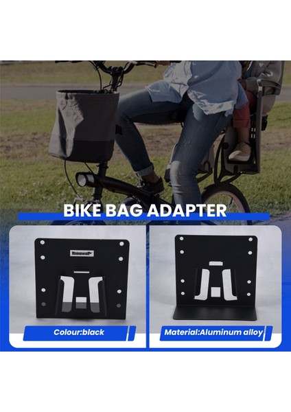 Rhinowalk Alüminyum Alaşımlı Bisiklet Çantası Adaptörü Brompton Katlanabilir Bisiklet Taşıyıcı Blok Sbag Sepet Aksesuarları (Yurt Dışından) fırsatları