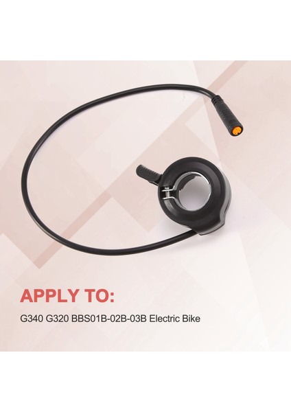 Başparmak Gaz Bafang Orta Tahrik Motoru E-Bisiklet Dönüşüm Kitleri 36V 48V 52V 250W 500W 750W 1000W Su Geçirmez 3pin Dişi (Yurt Dışından) modelleri