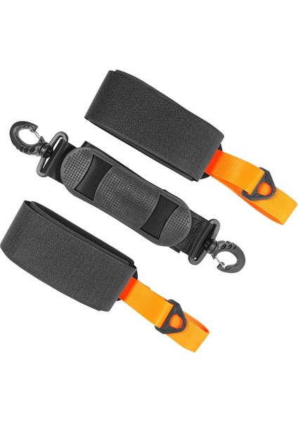 Kayak Baton Taşıma Askısı Ayarlanabilir Kayak Baton Omuz Askısı Kayak Tahtası Sabit Askı Kaymaz Pedli Turuncu (Yurt Dışından) modelleri