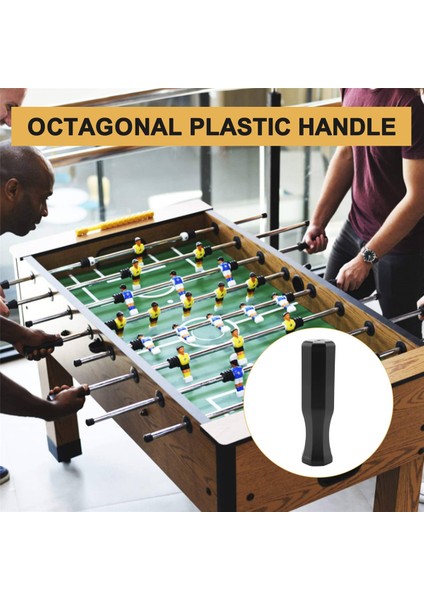 Langırt Makinesi Aksesuarları Langırt Kolu Sapları Standart Masa Ayakları Için Sekizgen Plastik Kulplar (8 Paket) (Yurt Dışından) fırsatları