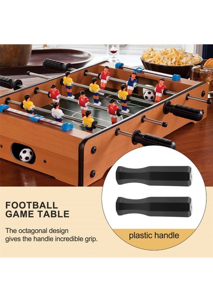 Langırt Makinesi Aksesuarları Langırt Kolu Sapları Standart Masa Ayakları Için Sekizgen Plastik Kulplar (8 Paket) (Yurt Dışından) indirimleri