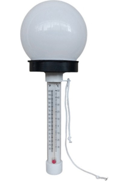 Havuz Termometresi Güneş Enerjili LED Işıklı Yüzen Havuz Termometresi Havuz Gölet Spa Sıcak Küvet Su Terapötik Banyo (Yurt Dışından)