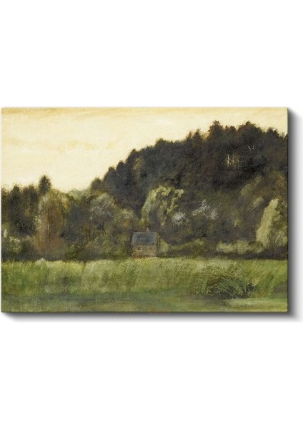 Jean-Baptiste-Camille Corot - Orman Manzarası Kanvas Tablo fiyatları
