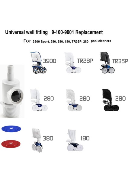 Havuz Temizleyici Evrensel Duvar Montaj Uwf Konnektör Düzeneği 9-100-9001 Zodiac Polaris 280 380 3900 Havuz Temizleyicileri Için (Yurt Dışından) indirimleri